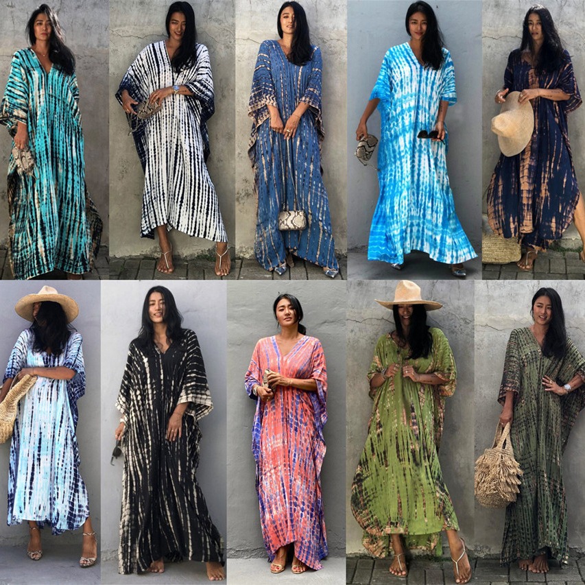 Ropa de playa de talla grande  - Cover Up Kaftan reseña y precio