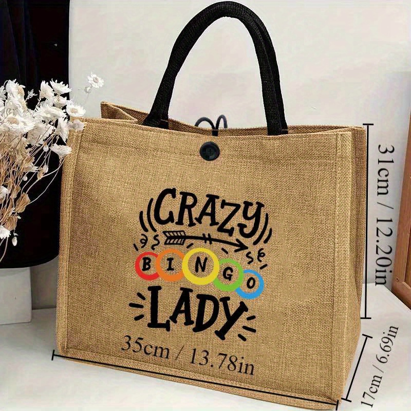 Bolso Tote con Estampado de Bi - Tote Bag Beach reseña y precio
