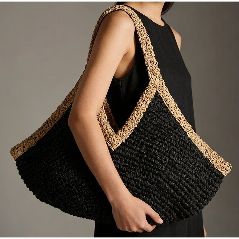 Bolso de Mano Tejido a Mano, N - Tote Bag Beach reseña y precio